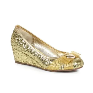 018-PRINCESS Women's Glitter Princess Shoe with Heart décor