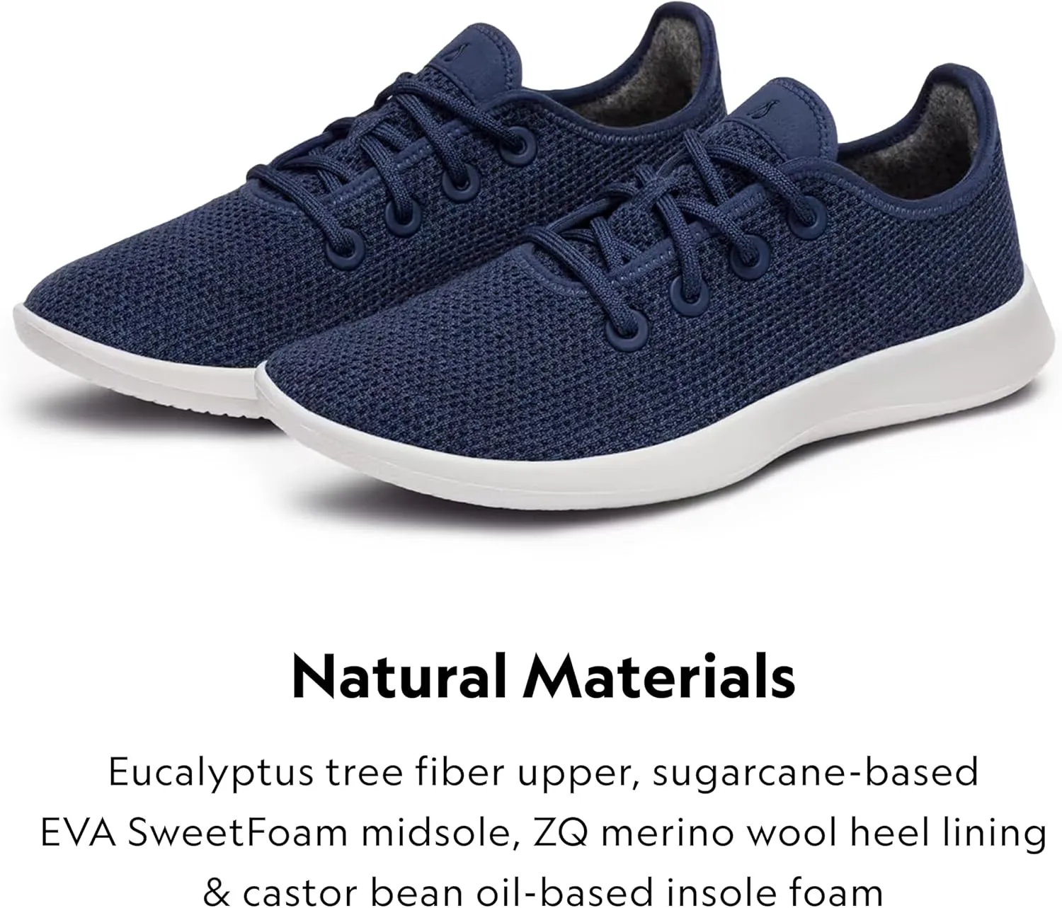 Allbirds Mens Tree Runners Everyday Sneakers, Machine Washable Shoe Made with Natural Materials