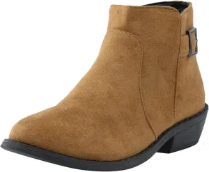 Boots for Women Premium Orthopedic Ankle Boots Arch Support Leather Comfortable Side Zip Wedge Booties 52