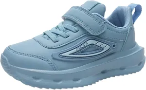 Boys Girls Fitness Workout Running Training Shoes Adjustable Mesh Lightweight Walking Supportive Active Sneaker Boy Kids
