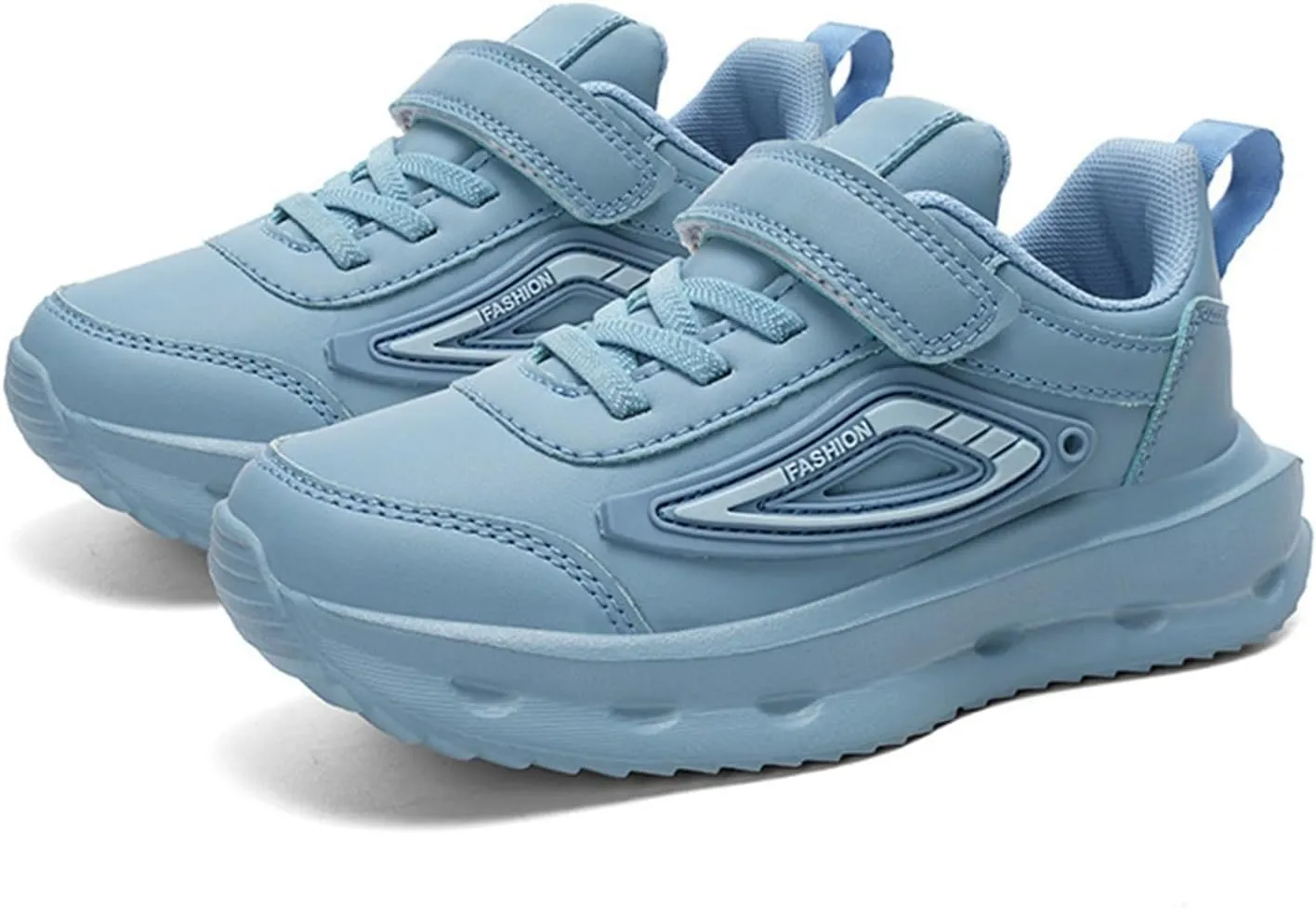 Boys Girls Fitness Workout Running Training Shoes Adjustable Mesh Lightweight Walking Supportive Active Sneaker Boy Kids