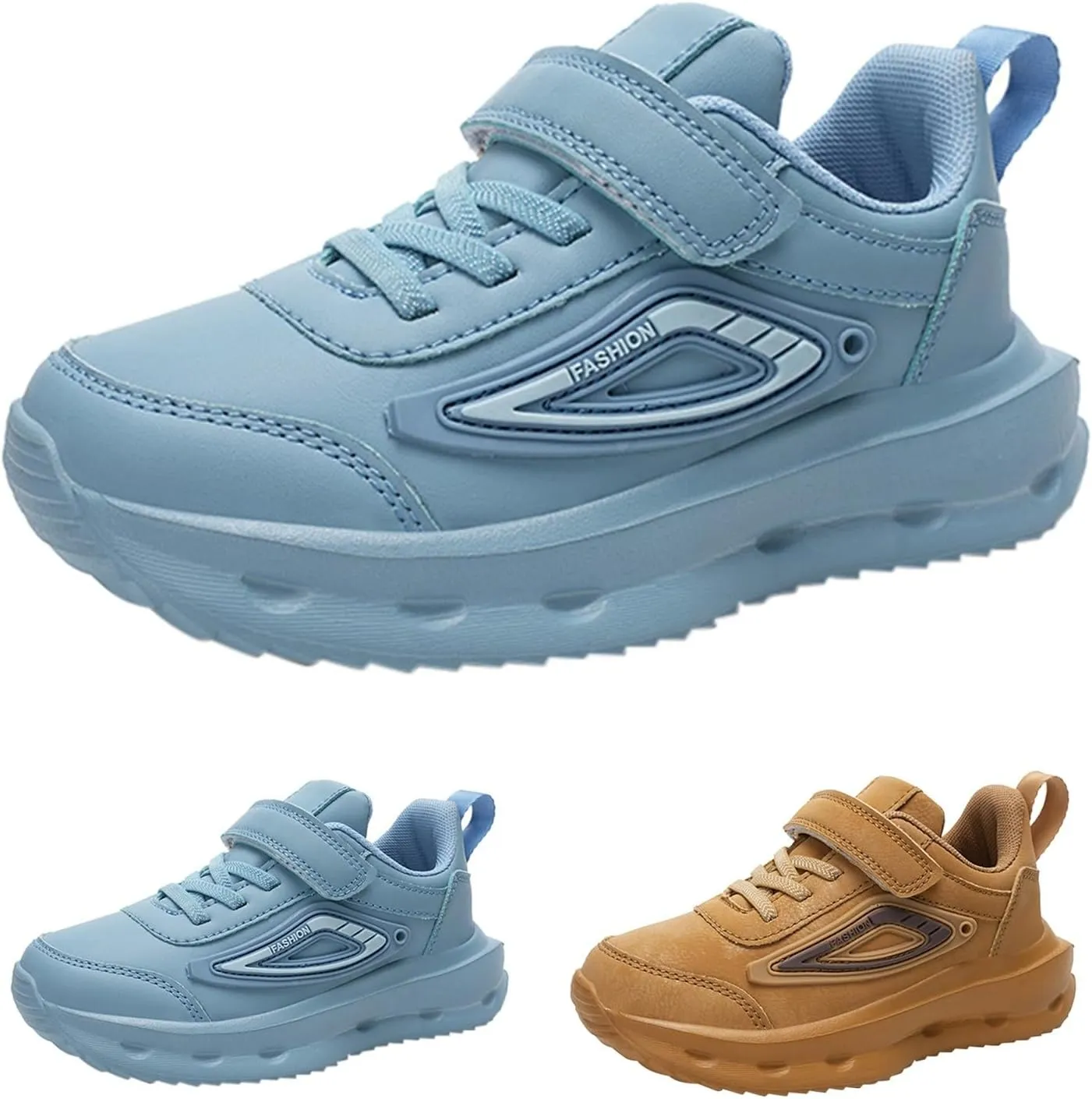 Boys Girls Fitness Workout Running Training Shoes Adjustable Mesh Lightweight Walking Supportive Active Sneaker Boy Kids