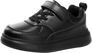 Boys Girls Leather Sneakers Casual Lightweight Tennis School Walking Shoes for Kids Comfort Outdoor Walking Shoes