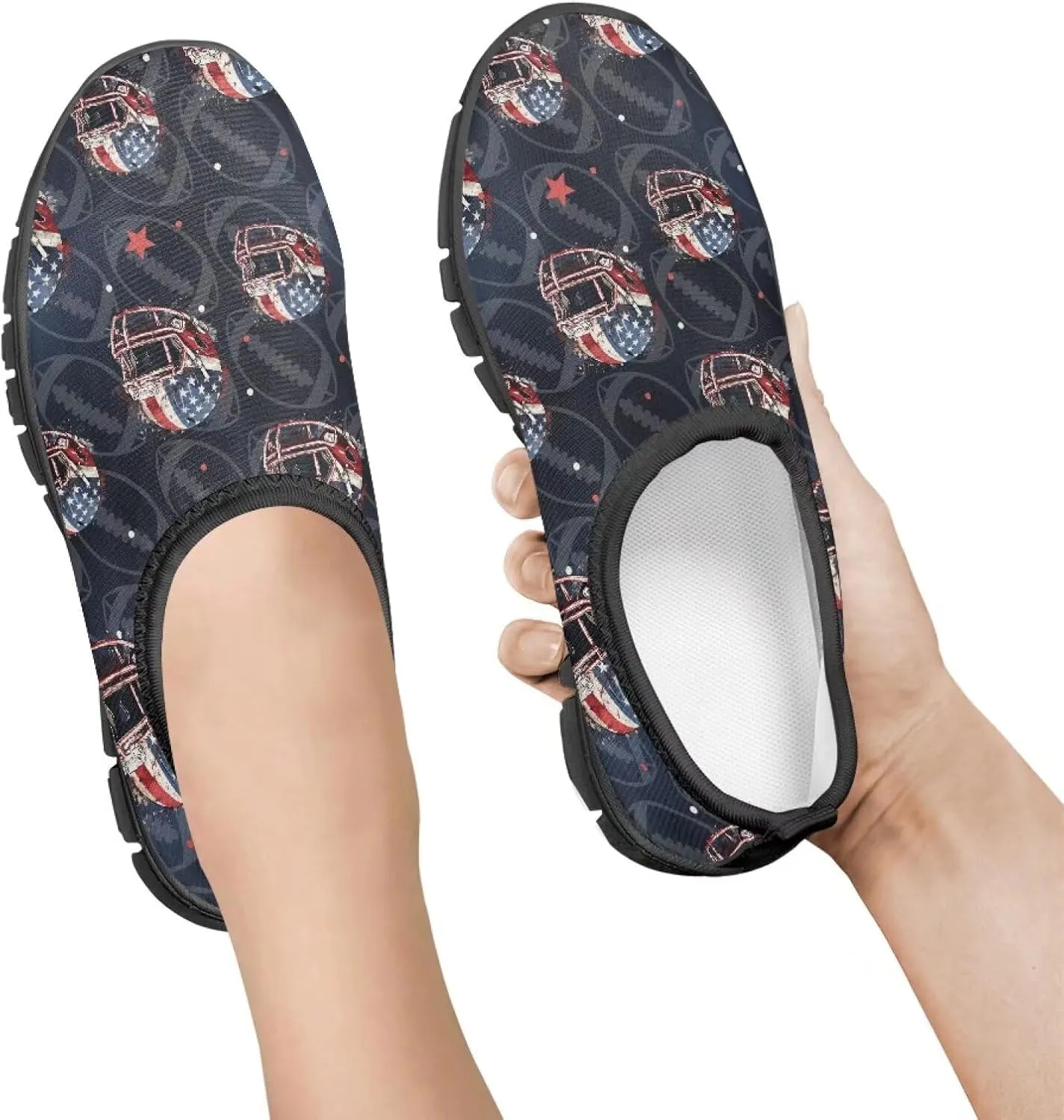 Boys Girls Slip On Flats Sneakers,Children's Low-Top Elastic Skateboard Shoes Lightweight Casual Outdoor Sneakers