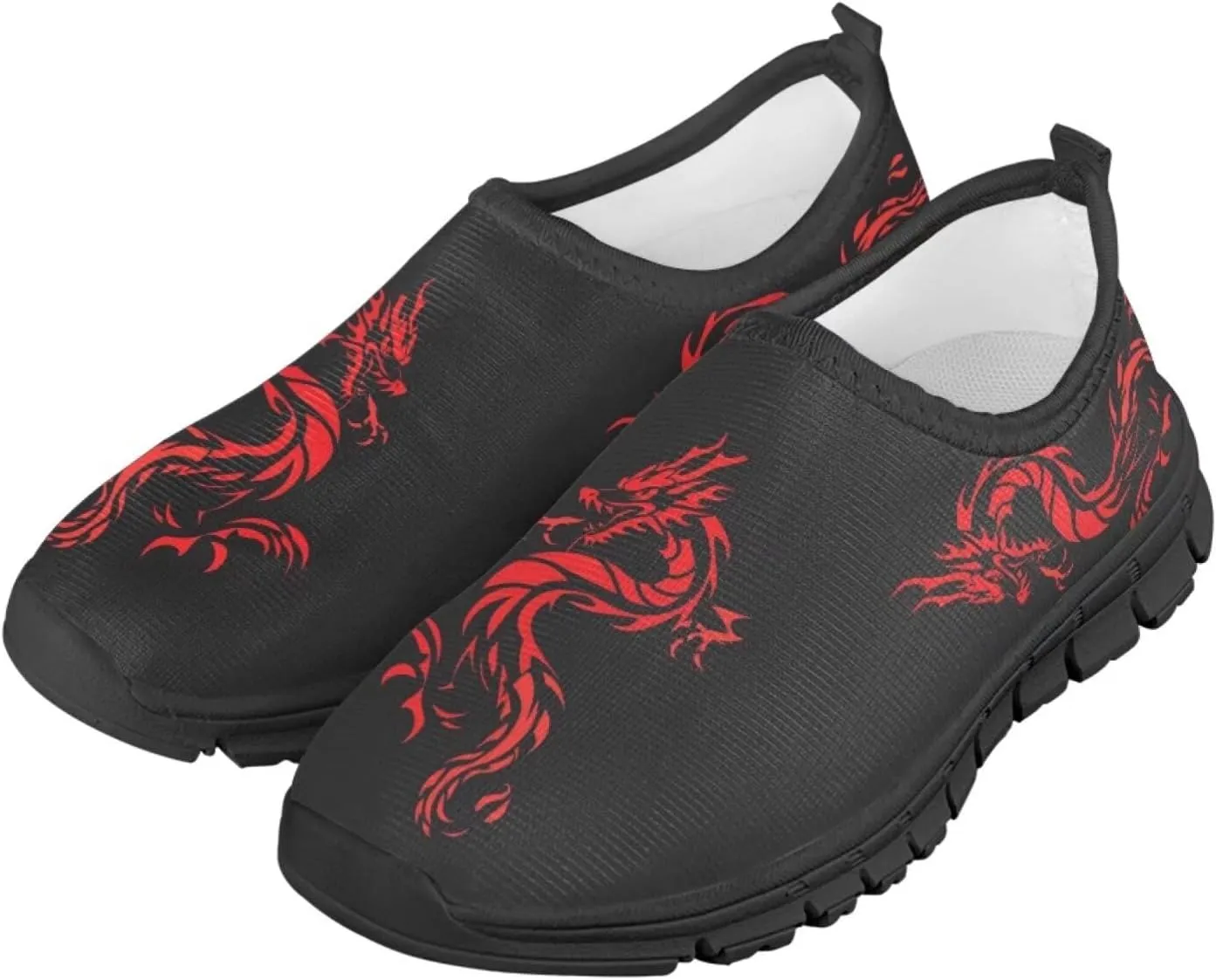 Boys Shoes School Sneakers Breathable Mesh Running Shoes Lightweight Slip on Tennis Shoe Casual Flats