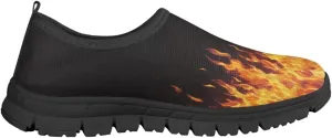 Boys Shoes School Sneakers Breathable Mesh Running Shoes Lightweight Slip on Tennis Shoe Casual Flats