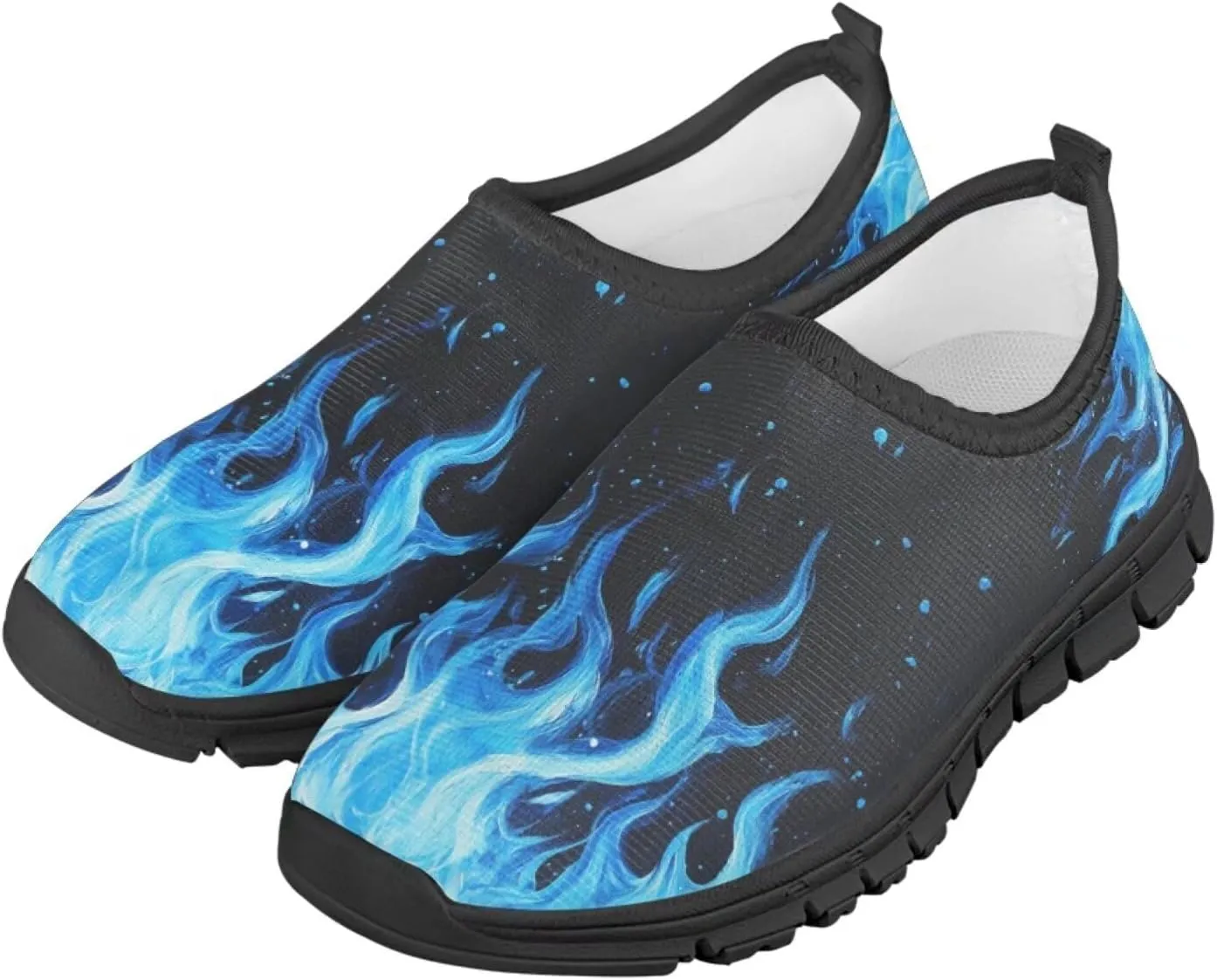 Boys Shoes School Sneakers Breathable Mesh Running Shoes Lightweight Slip on Tennis Shoe Casual Flats