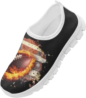 Boys Slip on Sneakers Breathable Lightweight Walking Running Shoes Comfortable Low Top Athletic Shoe