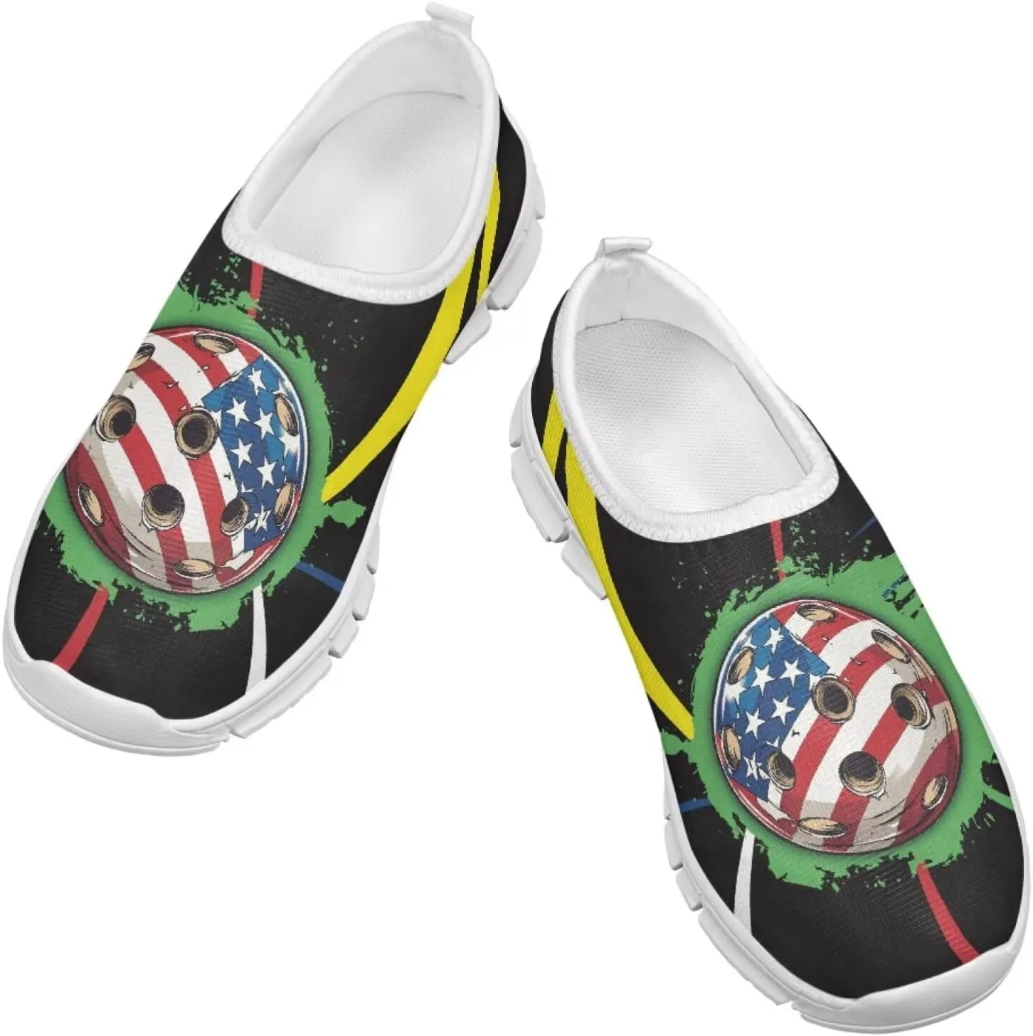 Boys Slip on Sneakers Breathable Lightweight Walking Running Shoes Comfortable Low Top Athletic Shoe