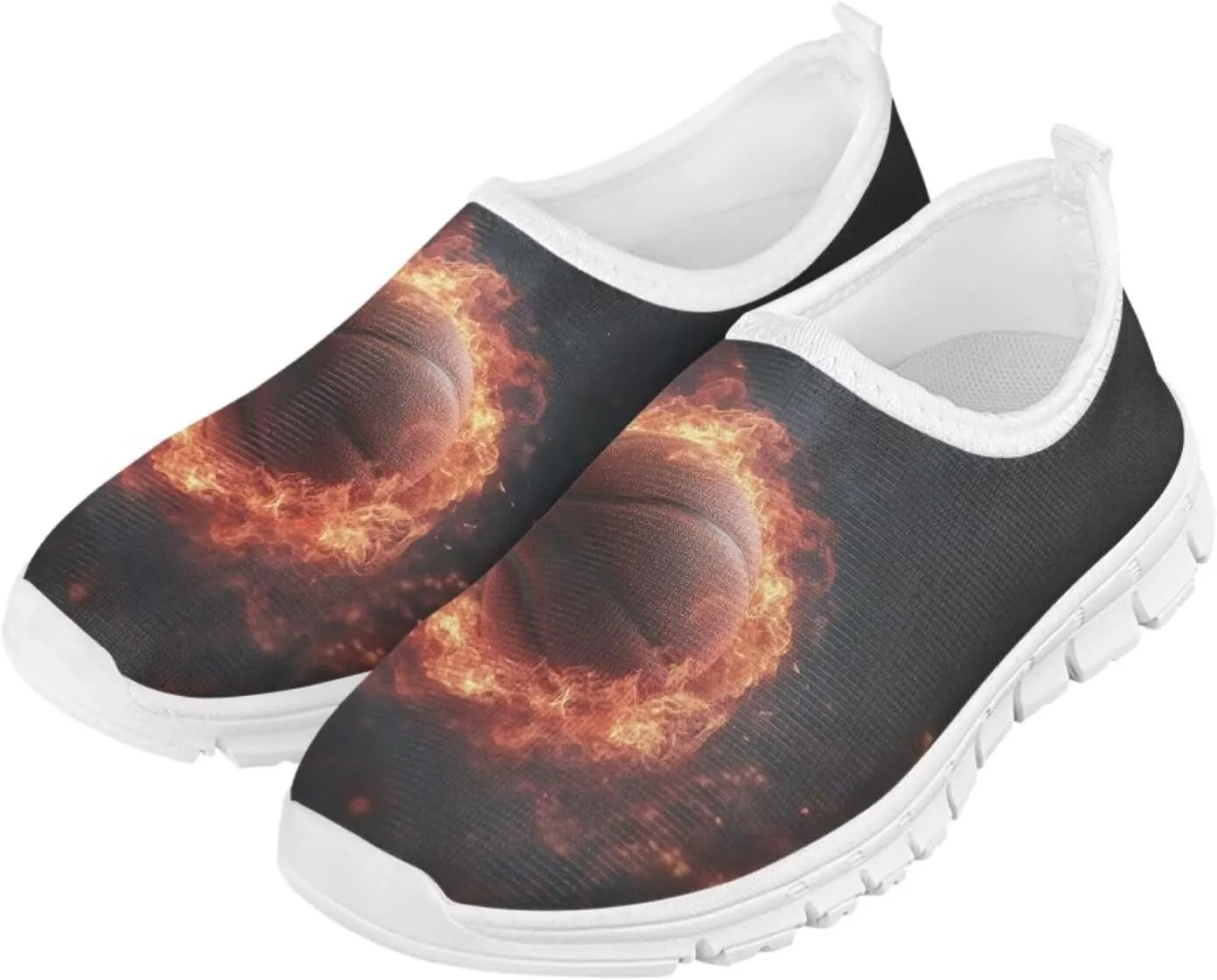 Boys Slip on Sneakers Breathable Lightweight Walking Running Shoes Comfortable Low Top Athletic Shoe