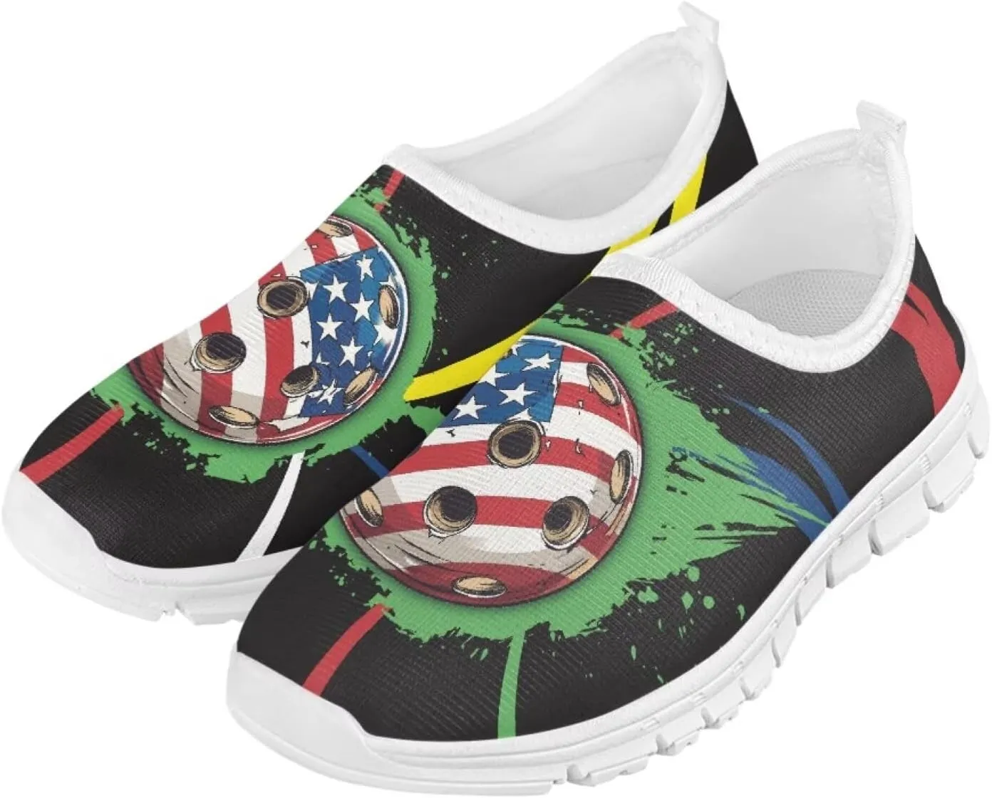 Boys Slip on Sneakers Breathable Lightweight Walking Running Shoes Comfortable Low Top Athletic Shoe