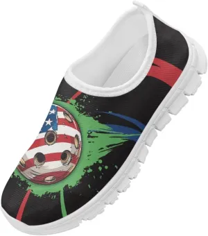 Boys Slip on Sneakers Breathable Lightweight Walking Running Shoes Comfortable Low Top Athletic Shoe