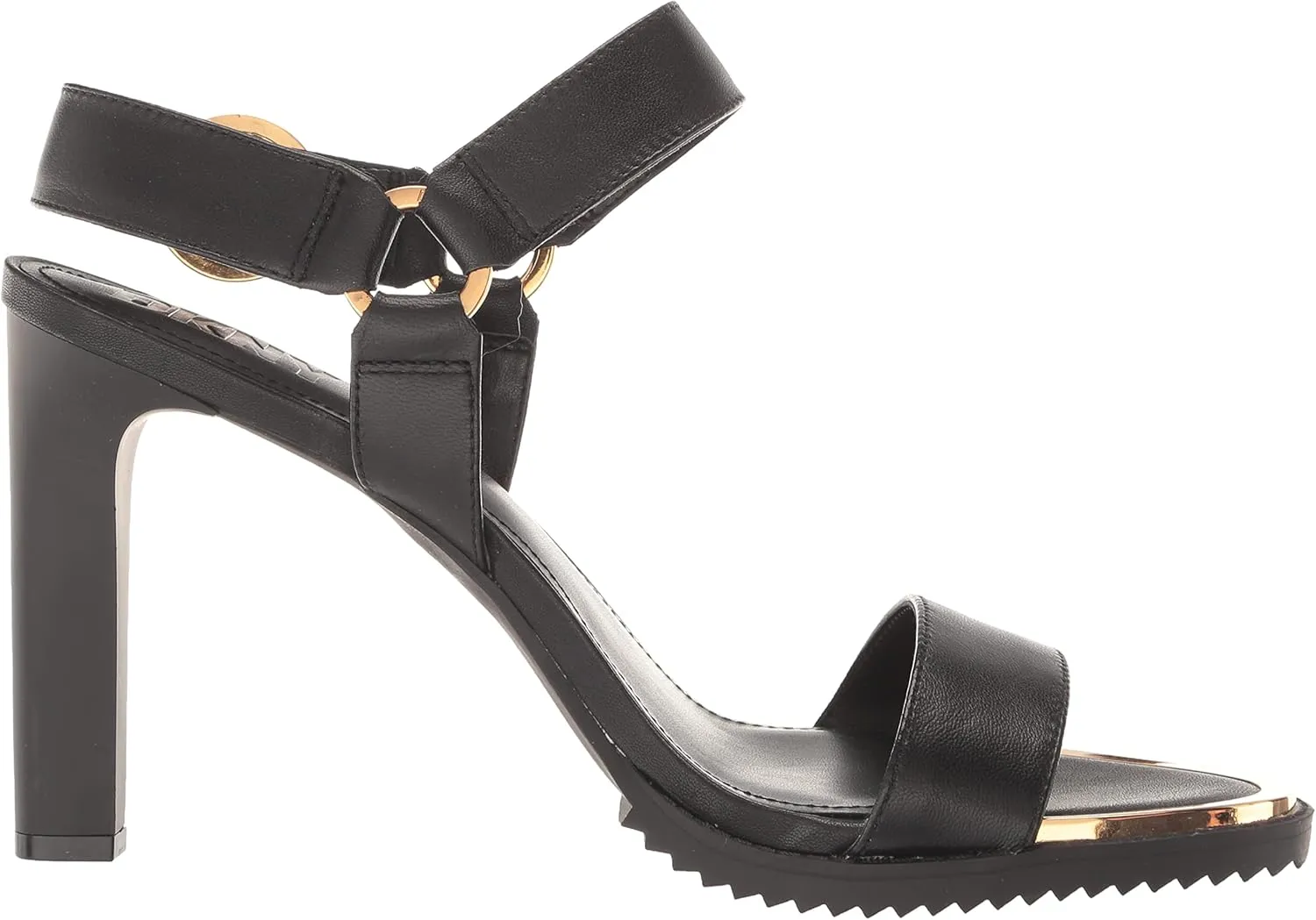 DKNY Women's Everyday Block Heel Blaire-Ankle Strap Heeled Sandal