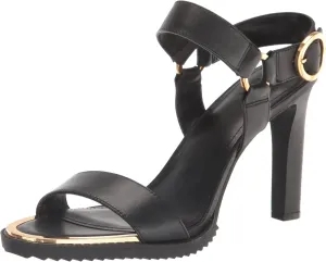 DKNY Women's Everyday Block Heel Blaire-Ankle Strap Heeled Sandal