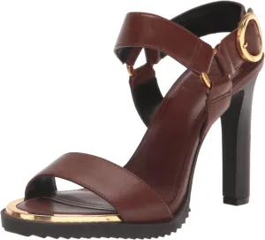 DKNY Women's Everyday Block Heel Blaire-Ankle Strap Heeled Sandal
