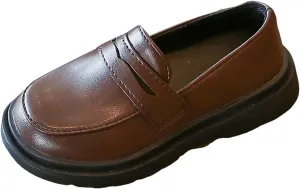 Girl Mary Jane Shoes Flat Leather Shoes Casual Comfortable Thick Sole Dress Shoes Non Slip Dress Shoes