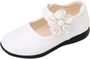 Girls Dress Shoes Toddler Girls School Uniform Shoes Mary Jane Flower Girl Ballet Flats for Princess Dress up Shoes