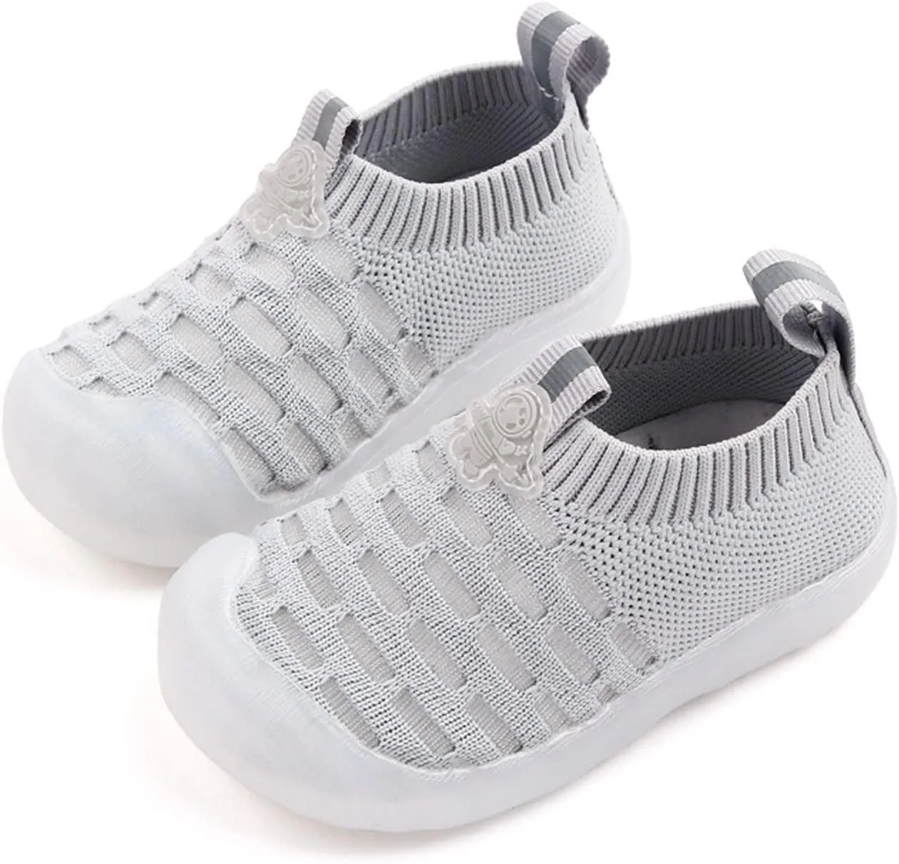 Girls Leisure Shoes Mesh Shoes Breathable Soft Sole Sport Shoes Socks Shoes High Tops Big Kids