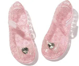 Girls Princess Mary Jane Flats for Dress Up, Dance Party, Cosplay - Jelly Shoes