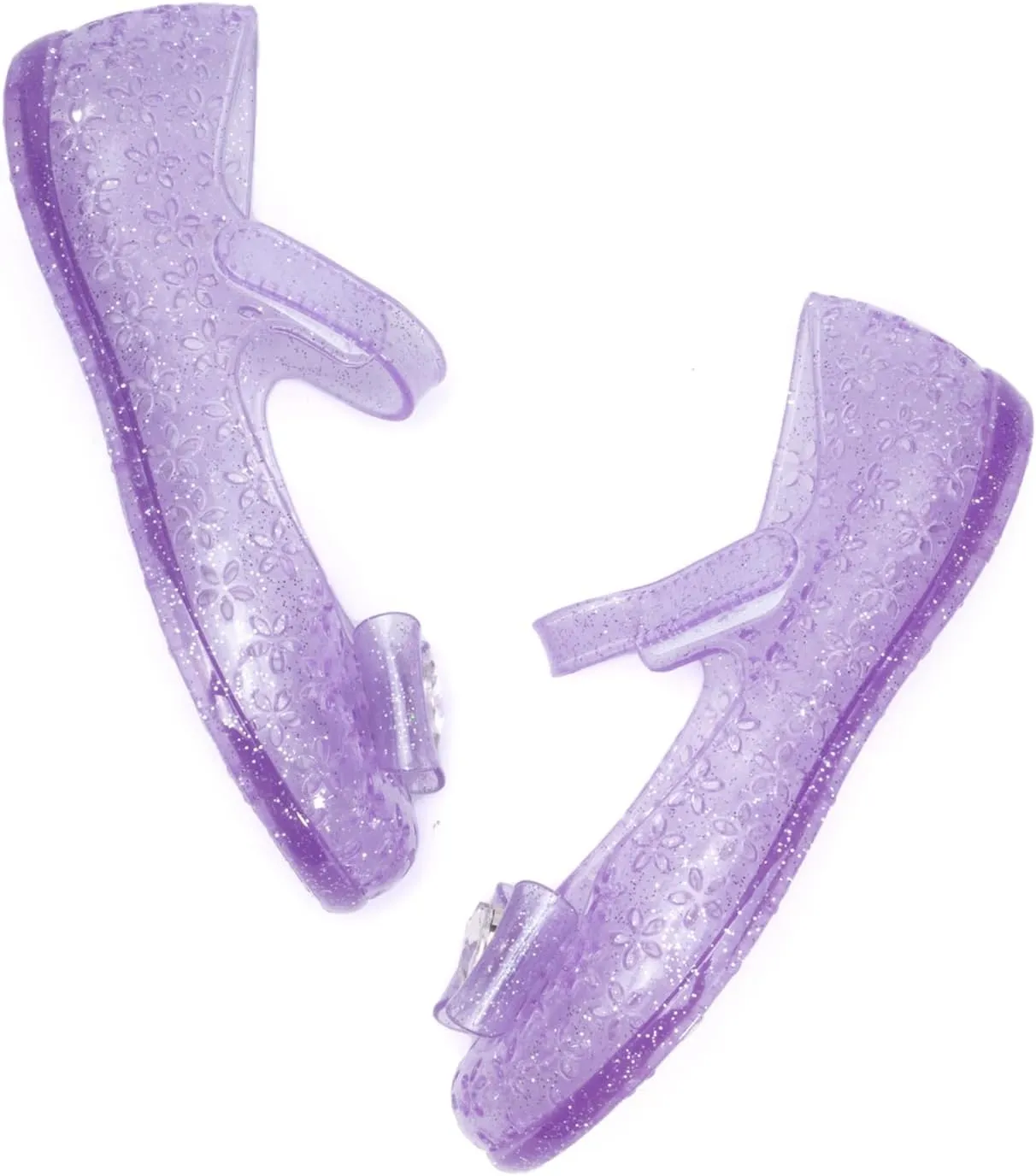 Girls Princess Mary Jane Flats for Dress Up, Dance Party, Cosplay - Jelly Shoes