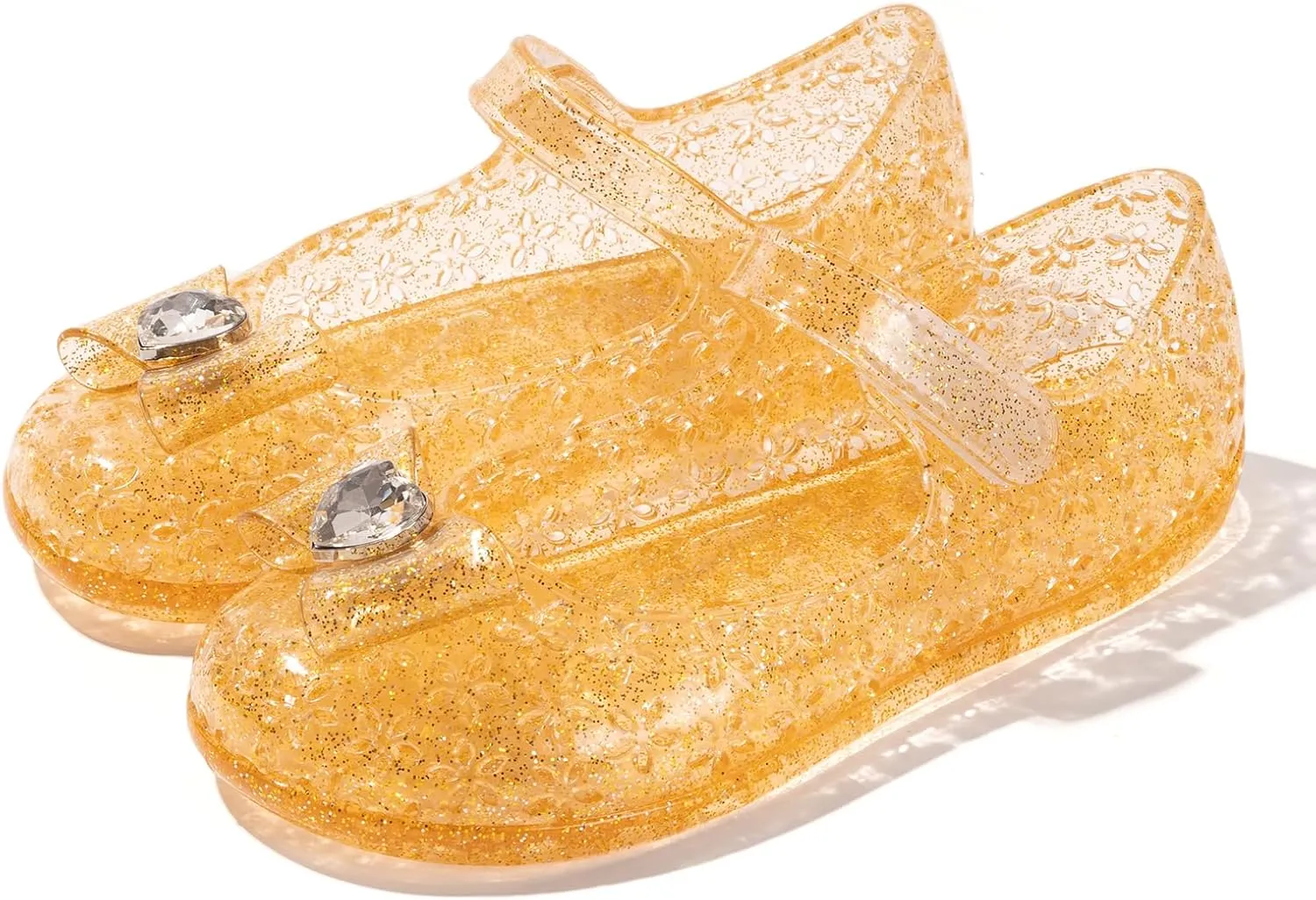 Girls Princess Mary Jane Flats for Dress Up, Dance Party, Cosplay - Jelly Shoes