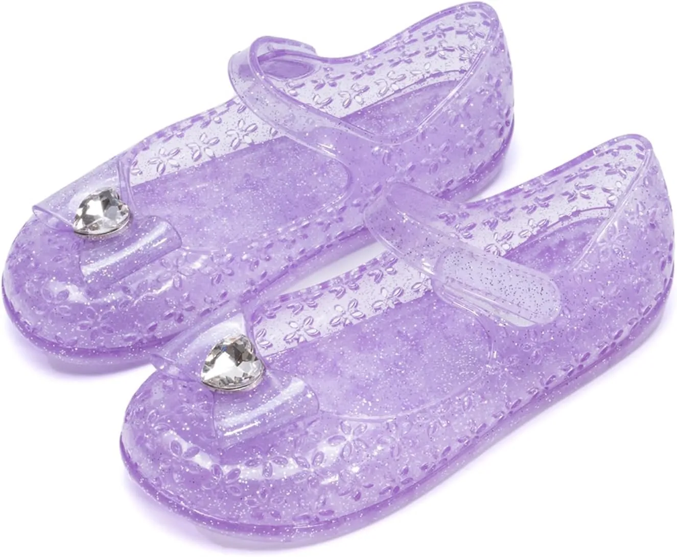 Girls Princess Mary Jane Flats for Dress Up, Dance Party, Cosplay - Jelly Shoes