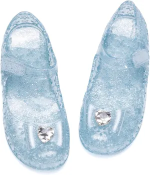 Girls Princess Mary Jane Flats for Dress Up, Dance Party, Cosplay - Jelly Shoes