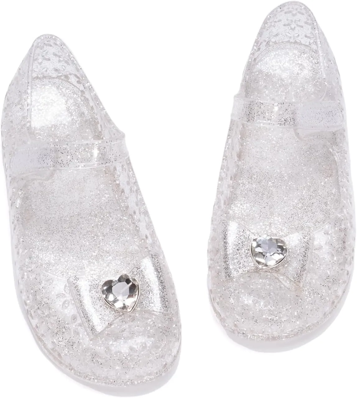Girls Princess Mary Jane Flats for Dress Up, Dance Party, Cosplay - Jelly Shoes