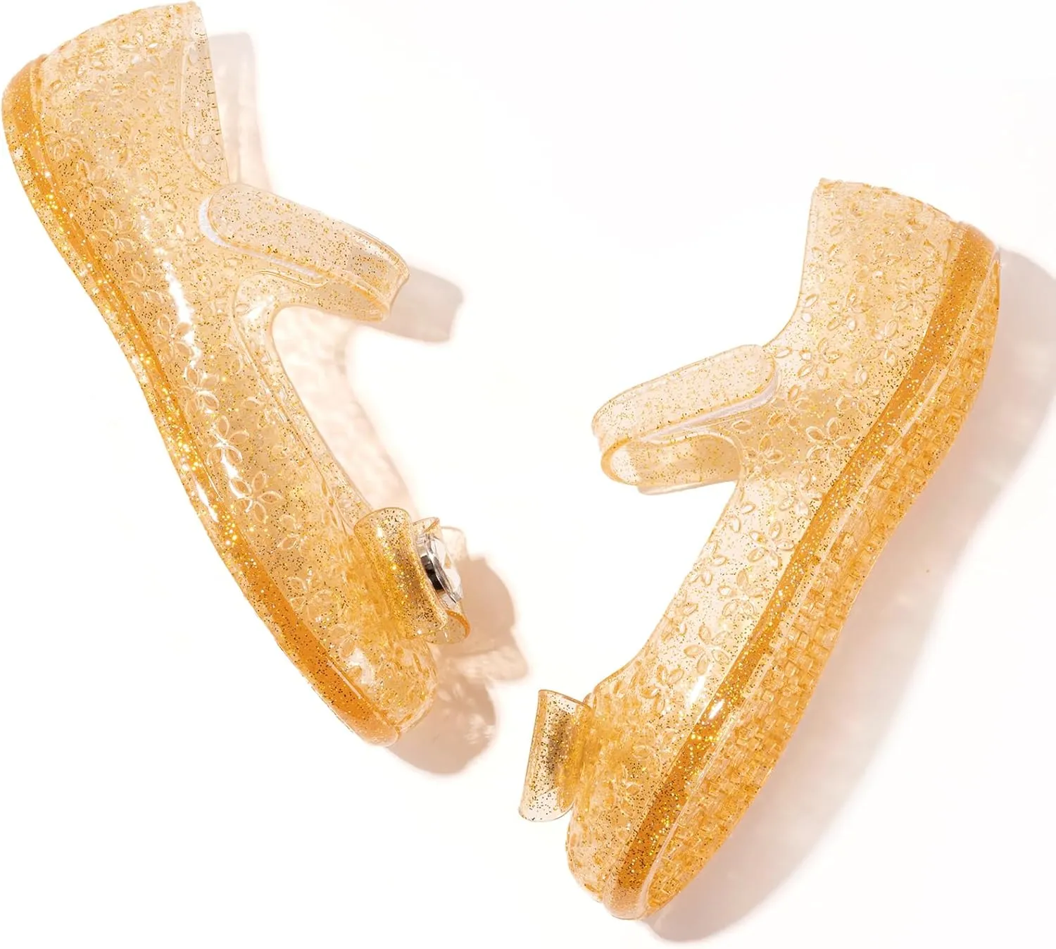 Girls Princess Mary Jane Flats for Dress Up, Dance Party, Cosplay - Jelly Shoes