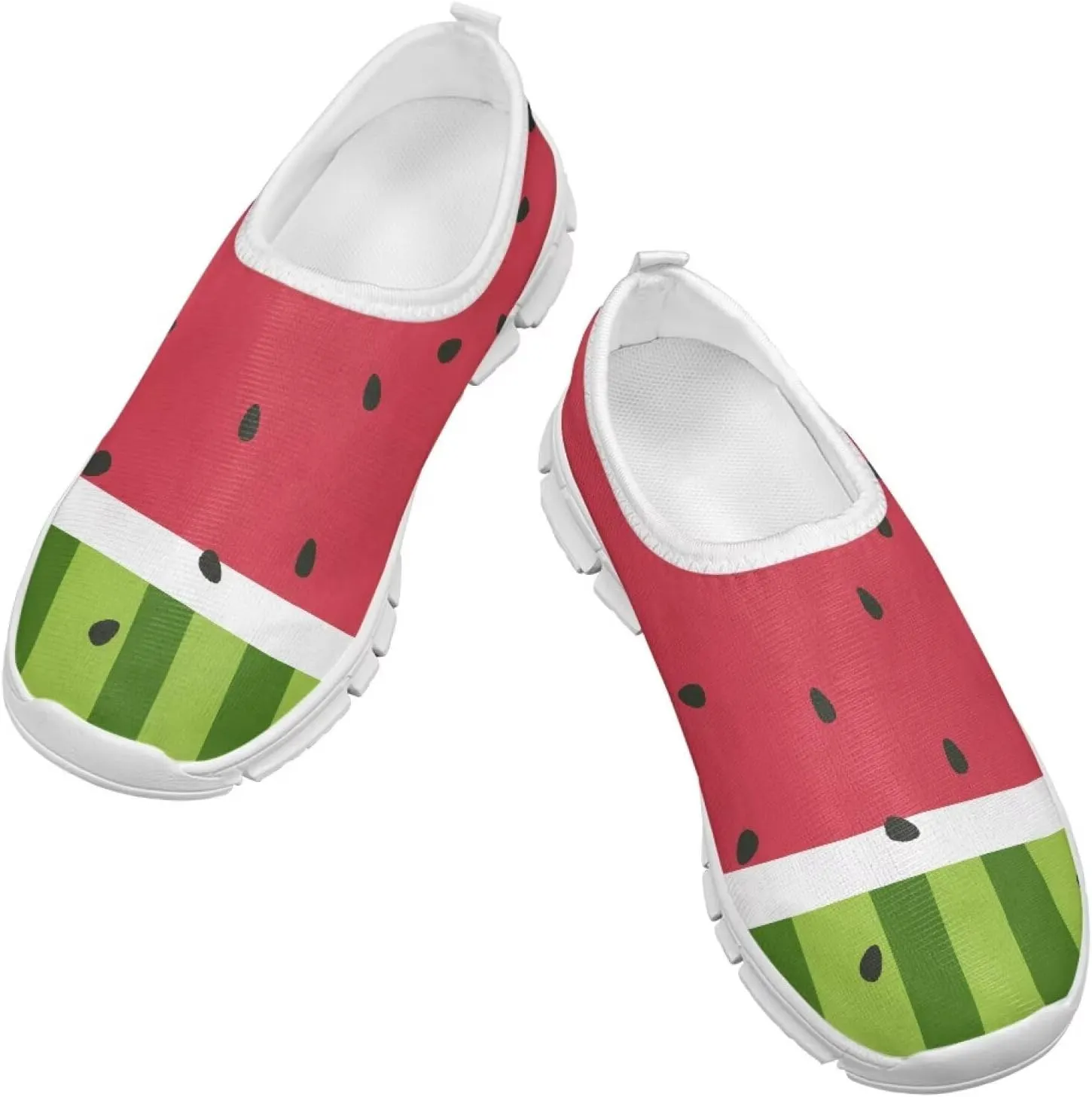 Girls'Running Shoes,Boys'Slip On Flats Lightweight Sports Shoes,Comfortable Elastic Shoes for Playing Walking
