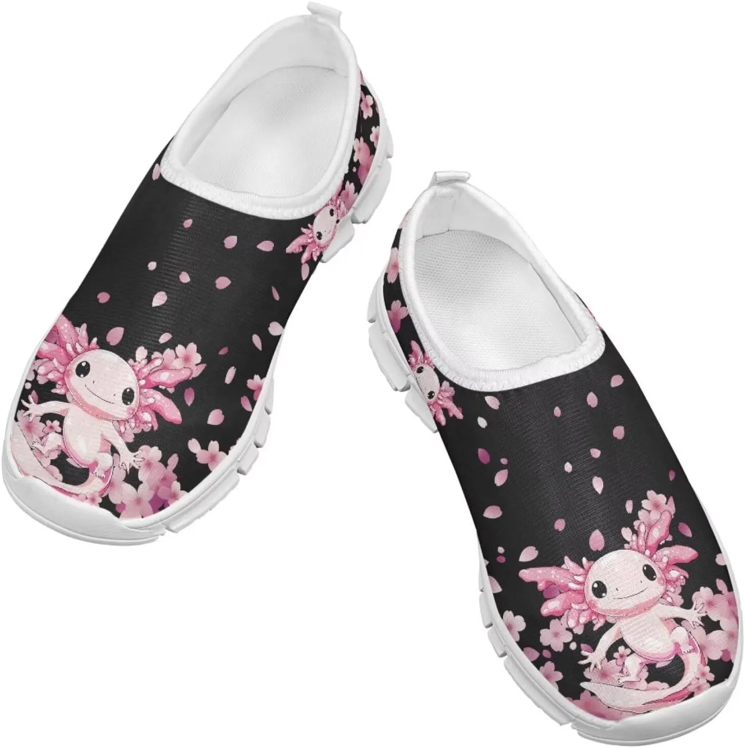 Girls'Running Shoes,Boys'Slip On Flats Lightweight Sports Shoes,Comfortable Elastic Shoes for Playing Walking