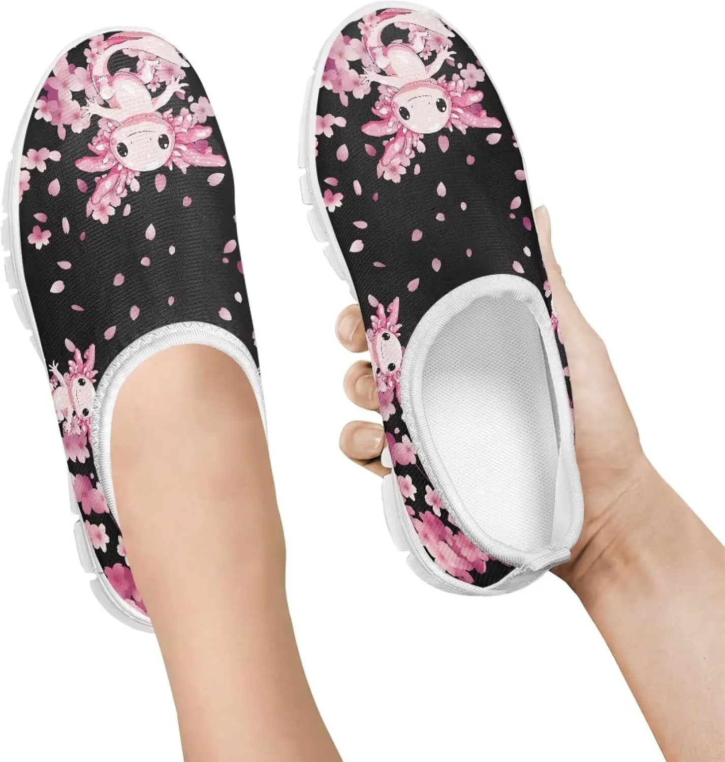 Girls'Running Shoes,Boys'Slip On Flats Lightweight Sports Shoes,Comfortable Elastic Shoes for Playing Walking