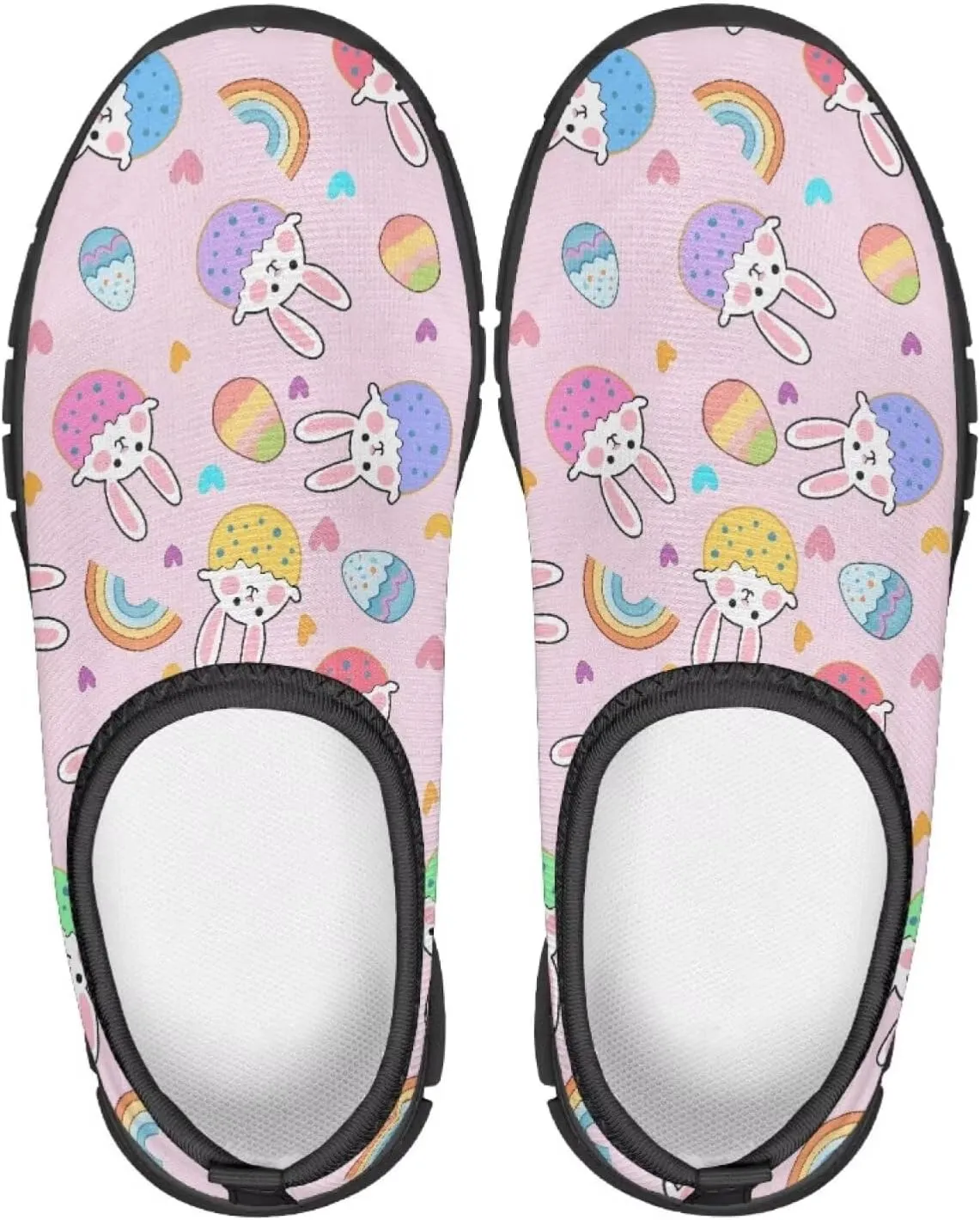 Happy Easter Pattern Running Shoes Low-Cut Sneakers for Boys Girls Big Kids Little Kids Casual Tennis Shoes