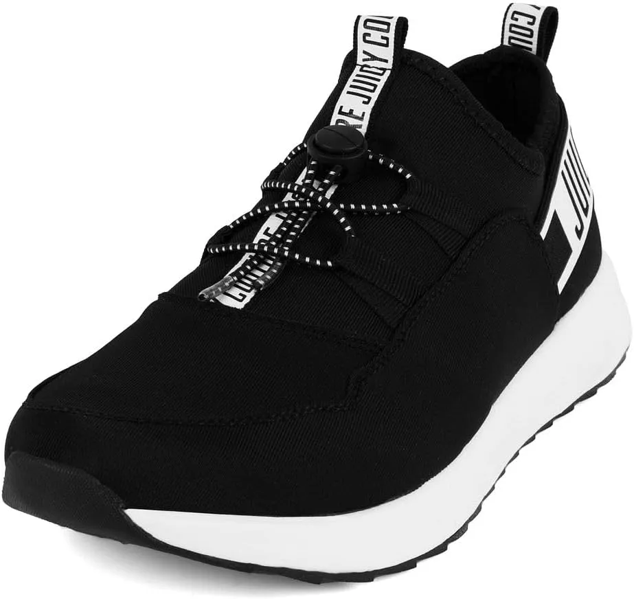 Juicy Couture Women's Slip-On Sneakers  Fashion Tennis Shoes with Bungee Closure, Comfortable & Casual for Everyday Walking