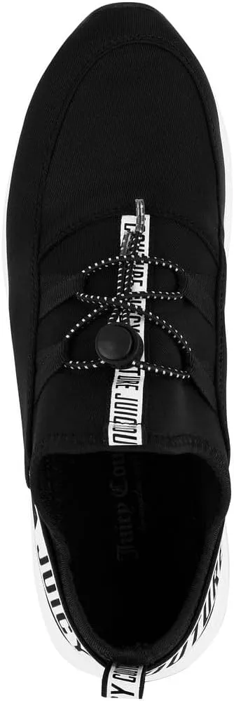 Juicy Couture Women's Slip-On Sneakers  Fashion Tennis Shoes with Bungee Closure, Comfortable & Casual for Everyday Walking