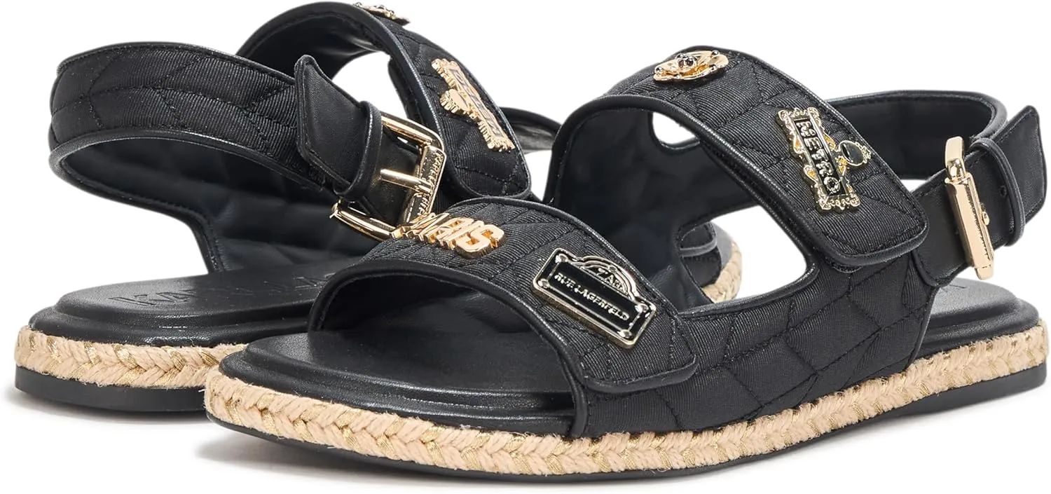 Karl Lagerfeld Paris Women's Everyday Cushioned Insole Meddi-Platform Sandal Slide