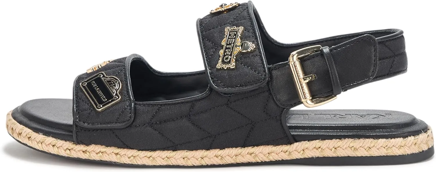 Karl Lagerfeld Paris Women's Everyday Cushioned Insole Meddi-Platform Sandal Slide