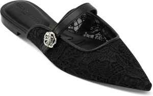 Karl Lagerfeld Paris Women's Everyday Cushioned Insole Vadyn-Flat Mule Sandal