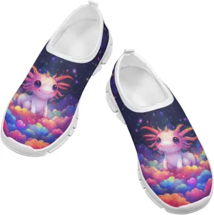 Kids Cute Shoes Colorful Clouds Slip On Shoes for Girls Size 11-2.5