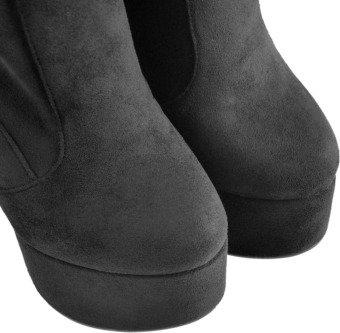 MissHeel Over the Knee Boots Thigh High Platform Heels Sexy