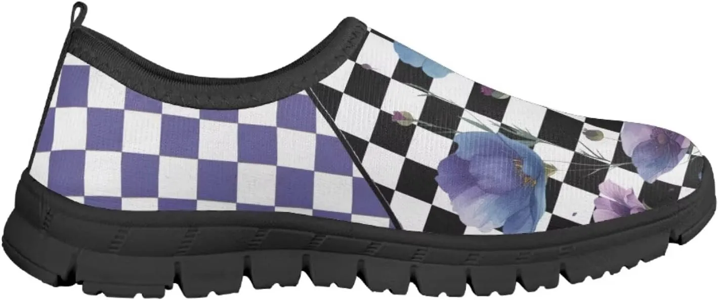 School Sneakers for Girls Boys Breathable Mesh Tennis Shoes Lightweight Slip on Running Walking Shoe