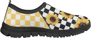 School Sneakers for Girls Boys Breathable Mesh Tennis Shoes Lightweight Slip on Running Walking Shoe
