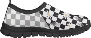 School Sneakers for Girls Boys Breathable Mesh Tennis Shoes Lightweight Slip on Running Walking Shoe