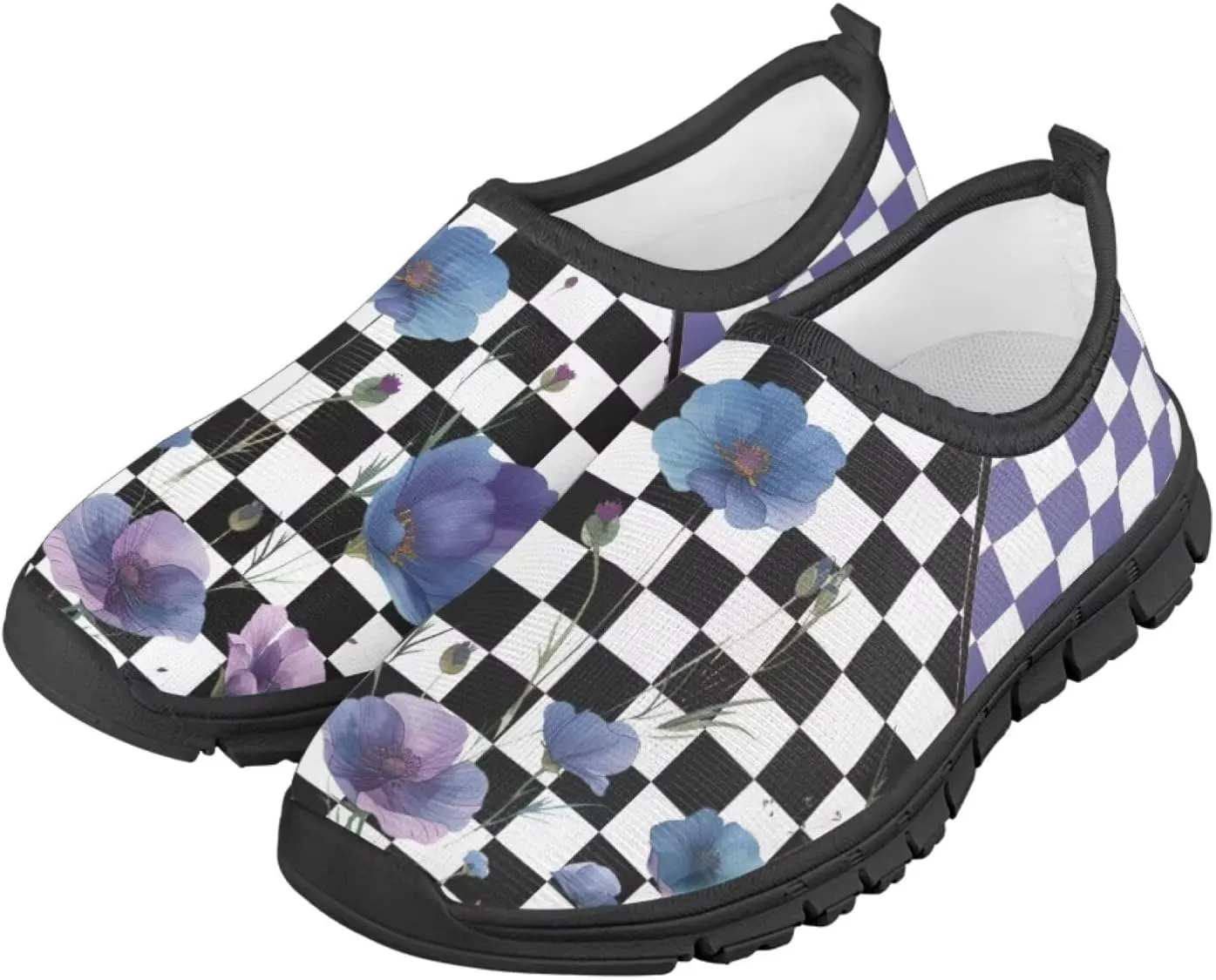 School Sneakers for Girls Boys Breathable Mesh Tennis Shoes Lightweight Slip on Running Walking Shoe