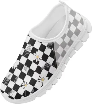 School Sneakers for Girls Boys Slip on Walking Shoes Breathable Lightweight Running Tennis Shoe