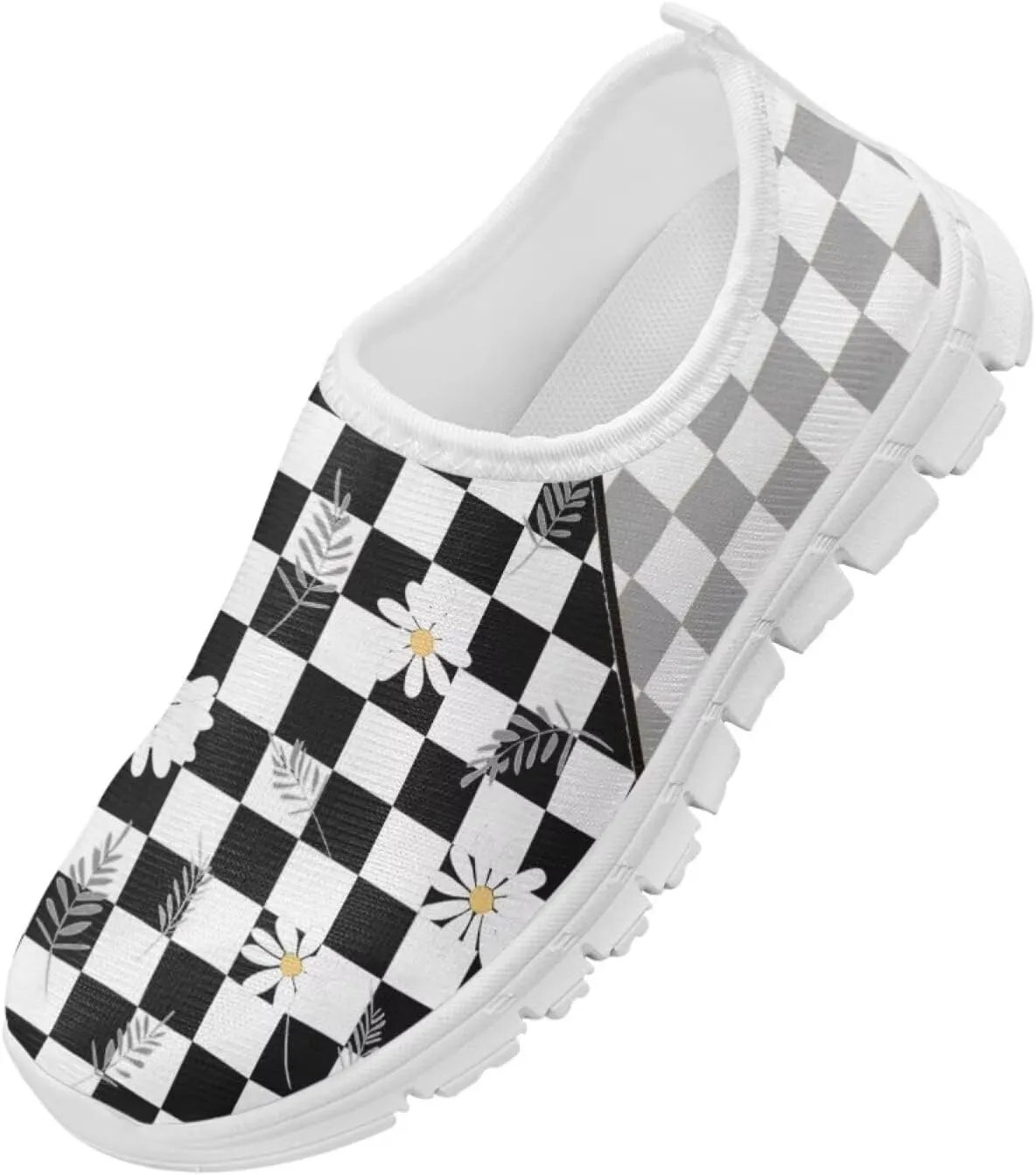School Sneakers for Girls Boys Slip on Walking Shoes Breathable Lightweight Running Tennis Shoe