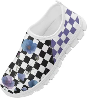 School Sneakers for Girls Boys Slip on Walking Shoes Breathable Lightweight Running Tennis Shoe