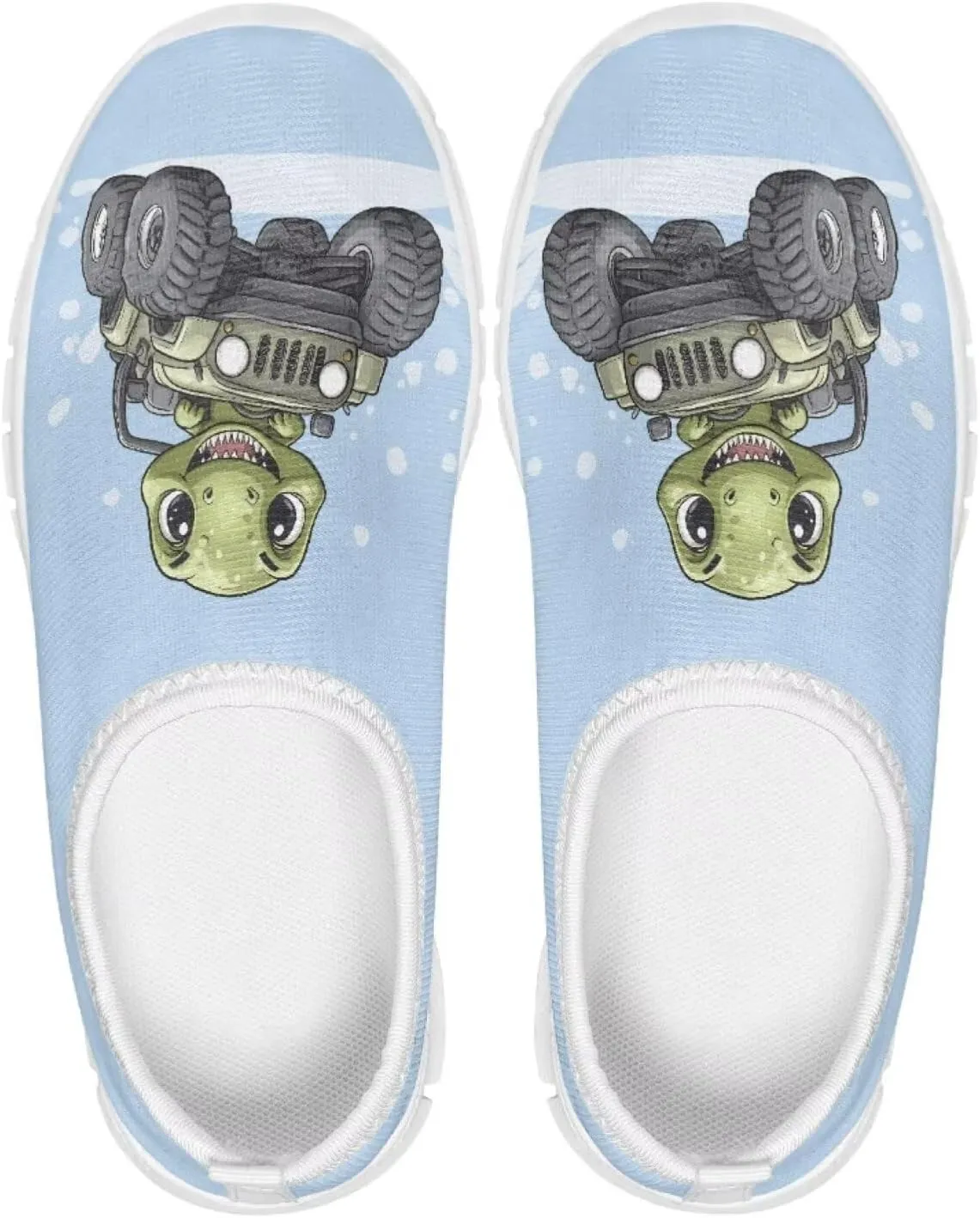 Shark Shoes for Boys School Sneakers Breathable Mesh Walking Running Shoes Lightweight Slip on Tennis Shoe