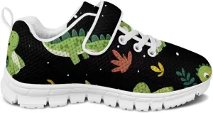 Shoes for Boys Girls Cozy Breathable Anti-Slip Running Sneaker Lightweight Hook and Loops School Athletic Tennis Sneakers for Children/Big Kids/Litter Boys Girls/Toddler