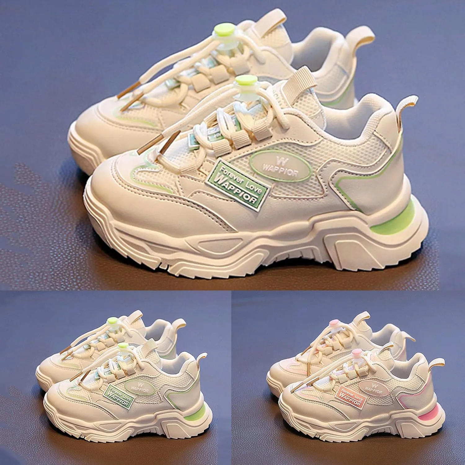 Teen Boys Running Shoes Athletic Gym Shoes Girls Kids Running Sport Shoes Soft Lightweight Breathable Sneakers